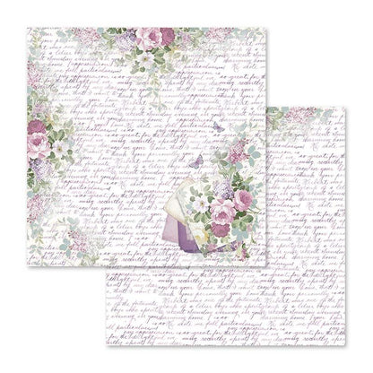 Lilac Flowers 12"x12" Scrapbooking Pad