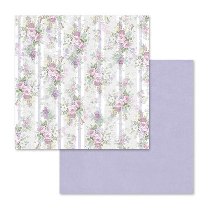 Lilac Flowers 12"x12" Scrapbooking Pad