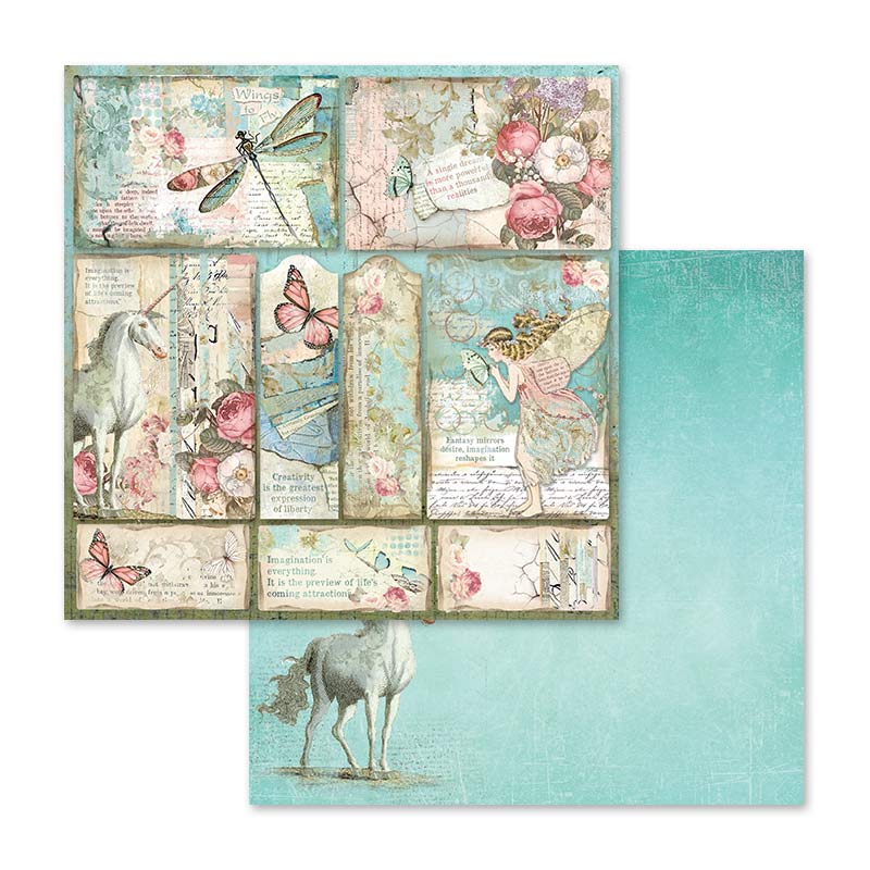 Wonderland 8"x8" Scrapbooking Pad