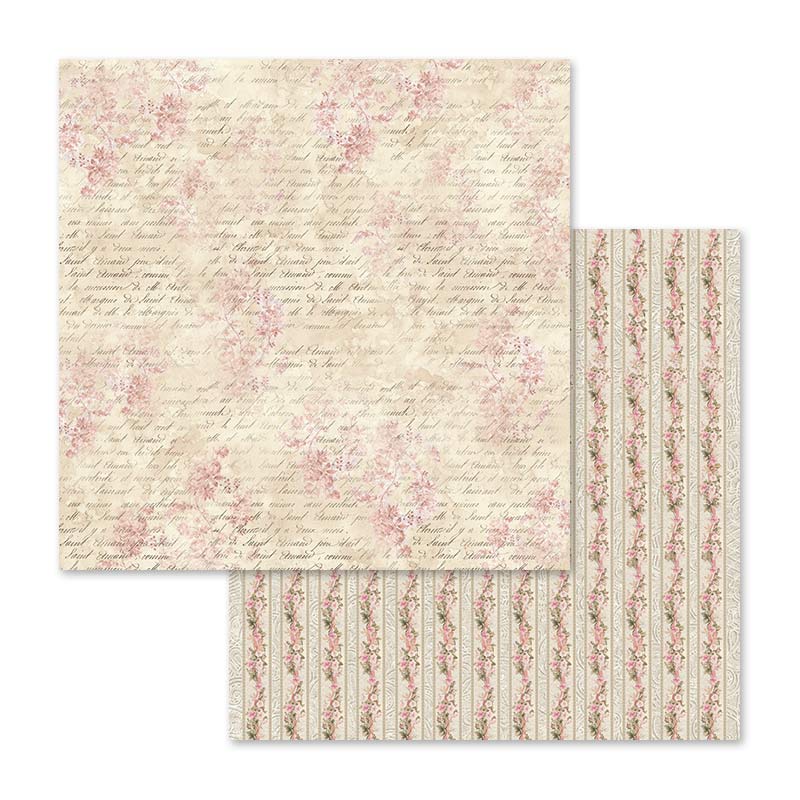 Shabby Rose 12"x12" Scrapbooking Pad