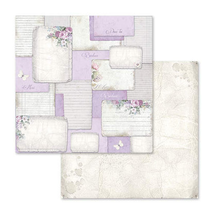 Lilac Flowers 12"x12" Scrapbooking Pad