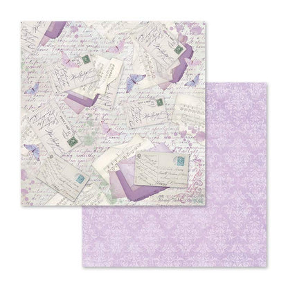 Lilac Flowers 12"x12" Scrapbooking Pad