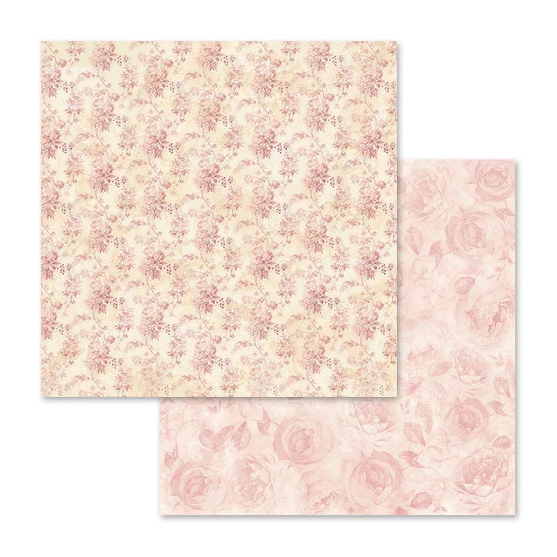 Shabby Rose 12"x12" Scrapbooking Pad