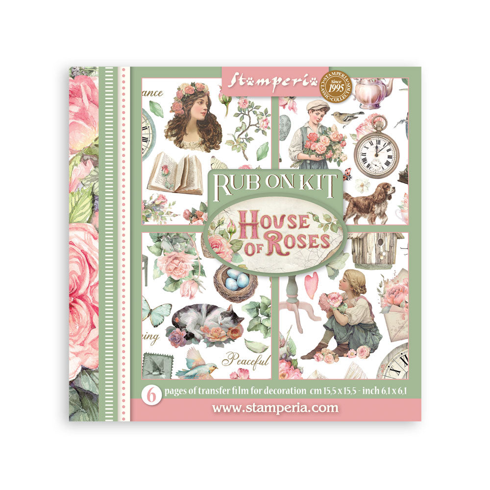 House of Roses Rub on Kit
