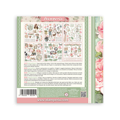 House of Roses Rub on Kit