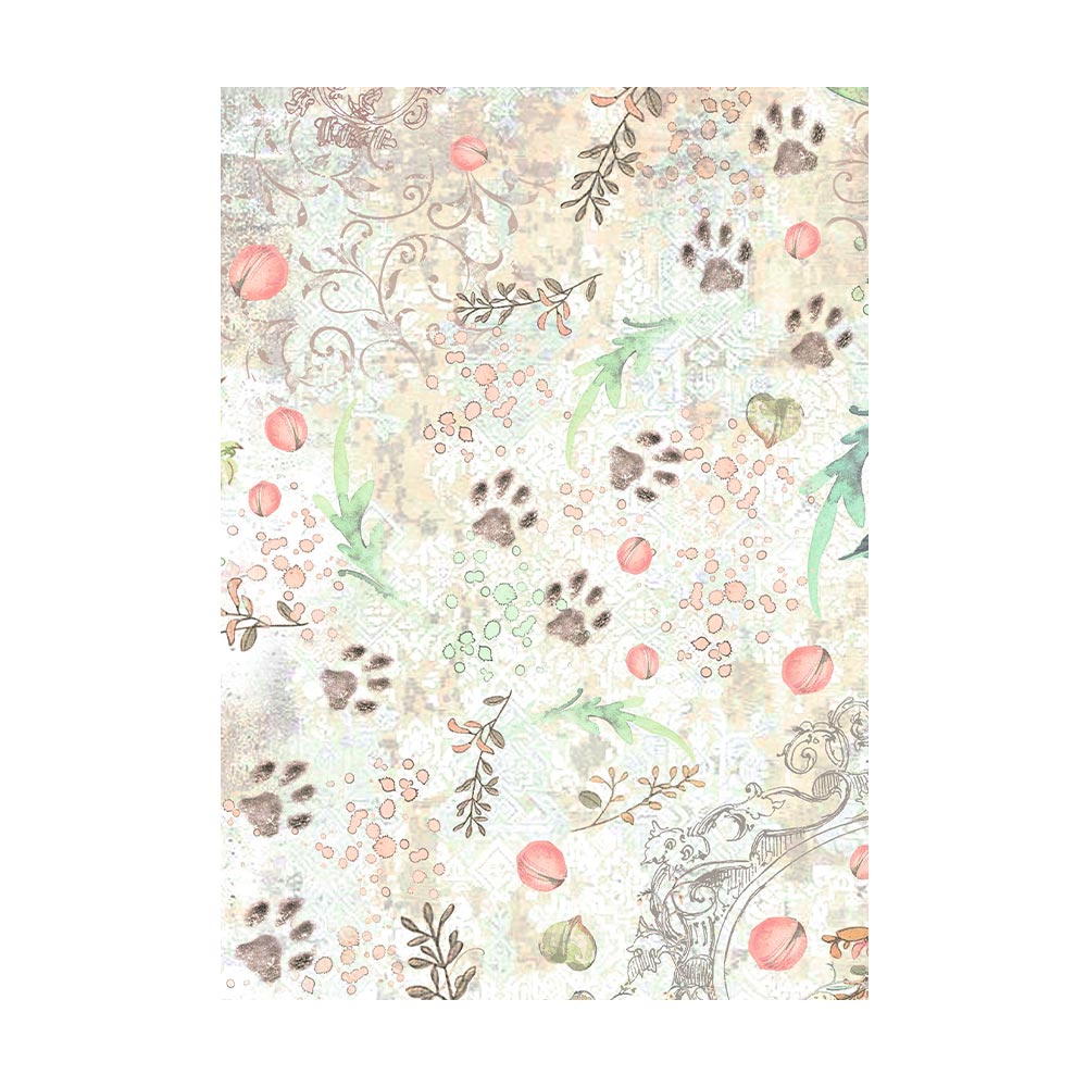 Orchids and Cats A6 Rice Paper Set