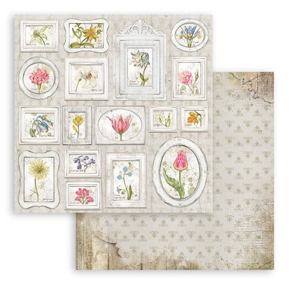 Romantic Garden House 12"x12" Scrapbooking Pad