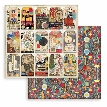 Bauhaus 8"x8" Scrapbooking Pad