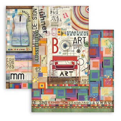 Bauhaus 8"x8" Scrapbooking Pad