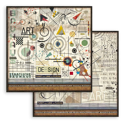 Bauhaus 8"x8" Scrapbooking Pad