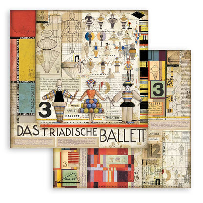Bauhaus 8"x8" Scrapbooking Pad