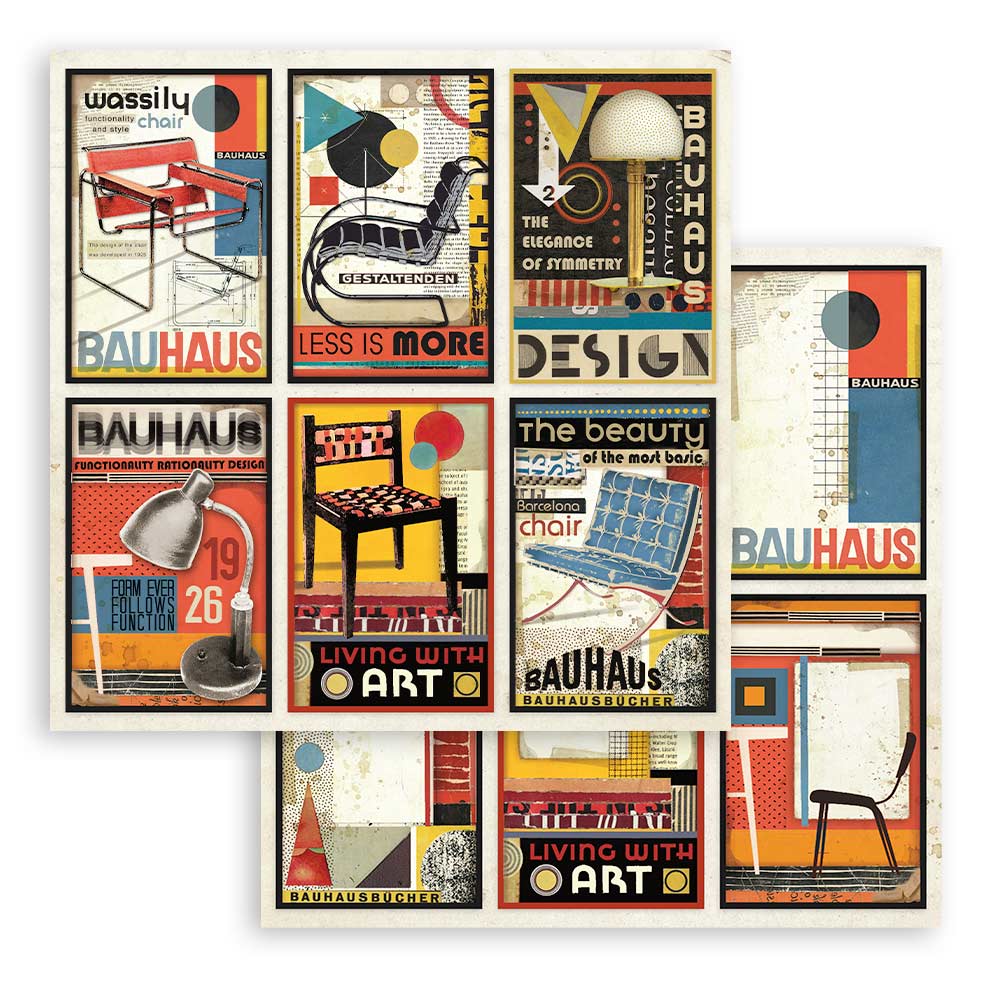 Bauhaus 8"x8" Scrapbooking Pad