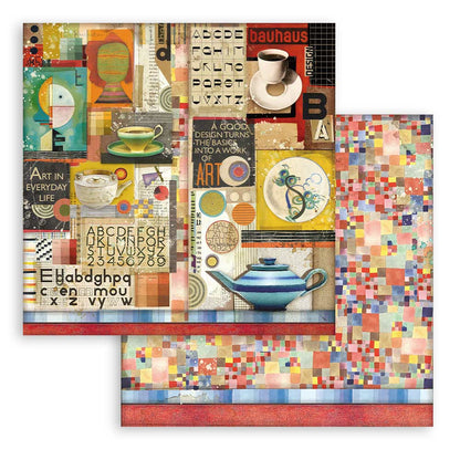 Bauhaus 8"x8" Scrapbooking Pad