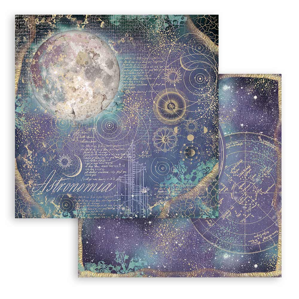 Cosmos Infinity Backgrounds 12"x12" Scrapbooking Pad