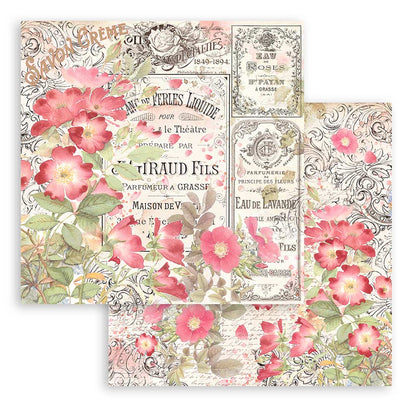 Rose Parfum 12"x12" Scrapbooking Pad