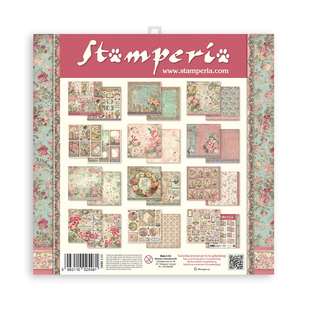 Rose Parfum 12"x12" Scrapbooking Pad