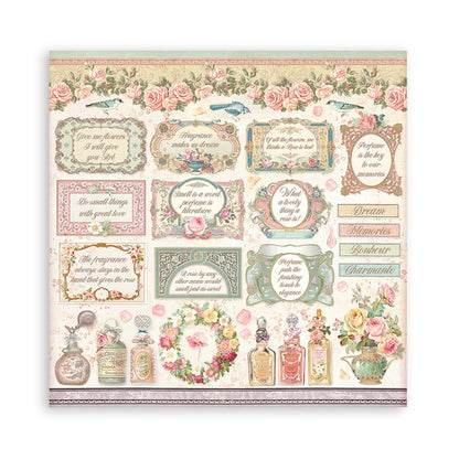 Rose Parfum 12"x12" Scrapbooking Pad