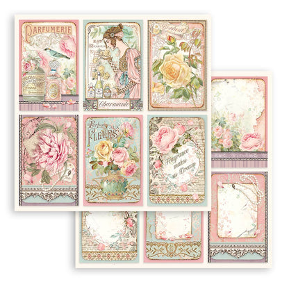 Rose Parfum 12"x12" Scrapbooking Pad