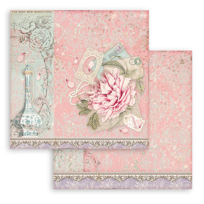 Rose Parfum 12"x12" Scrapbooking Pad