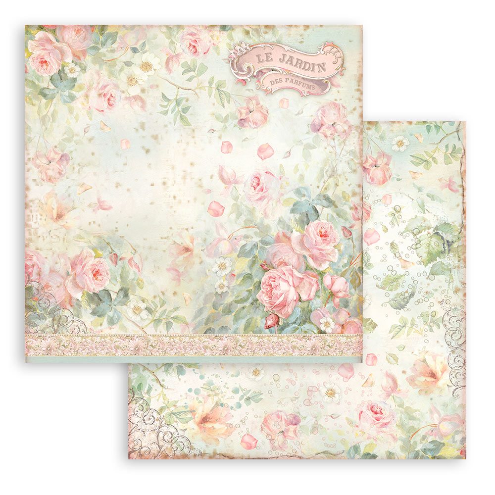 Rose Parfum 12"x12" Scrapbooking Pad