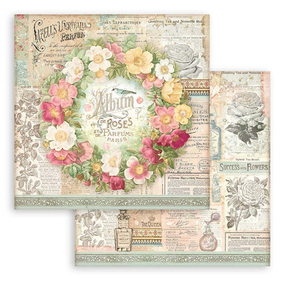 Rose Parfum 12"x12" Scrapbooking Pad