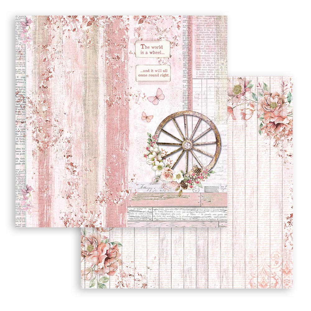 Roseland 8"x8" Scrapbooking Pad