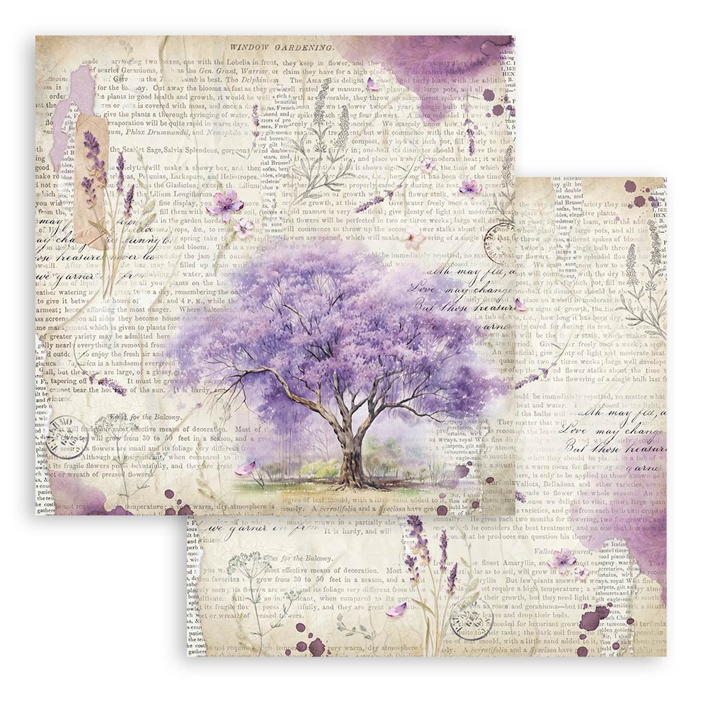 Lavender 12"x12" Scrapbooking Pad