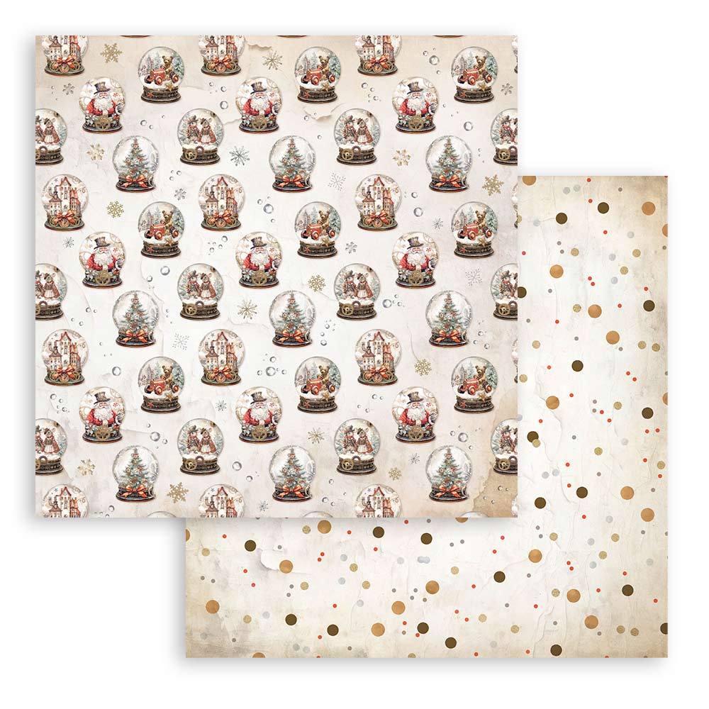 Gear up for Christmas Backgrounds 12"x12" Scrapbooking Pad