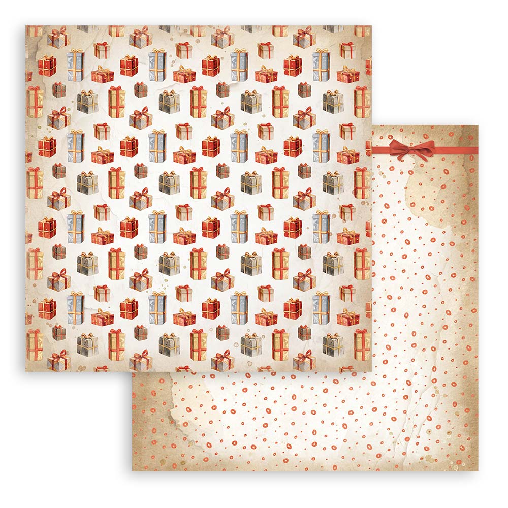 Gear up for Christmas Backgrounds 12"x12" Scrapbooking Pad