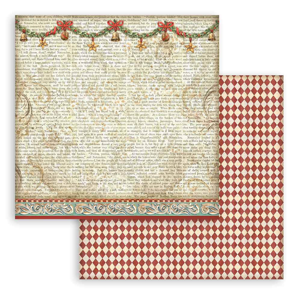 The Nutcracker Backgrounds 12"x12" Scrapbooking Pad