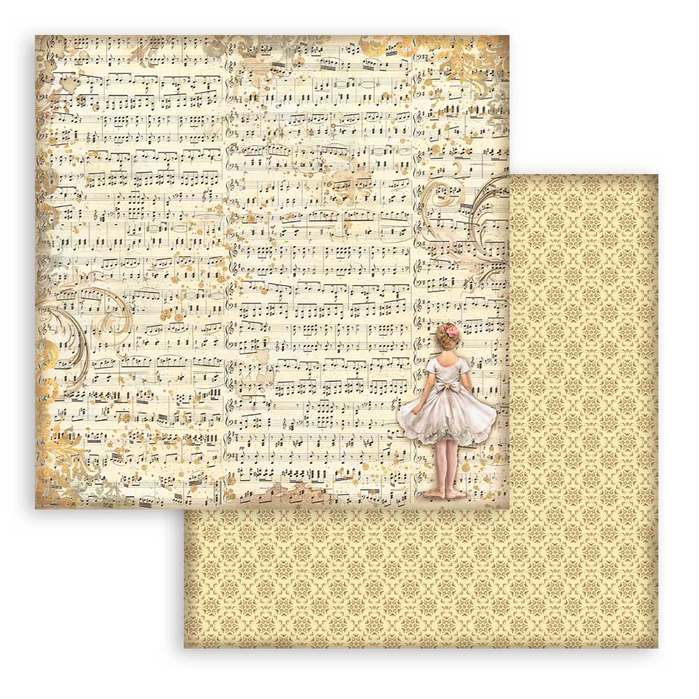 The Nutcracker Backgrounds 12"x12" Scrapbooking Pad