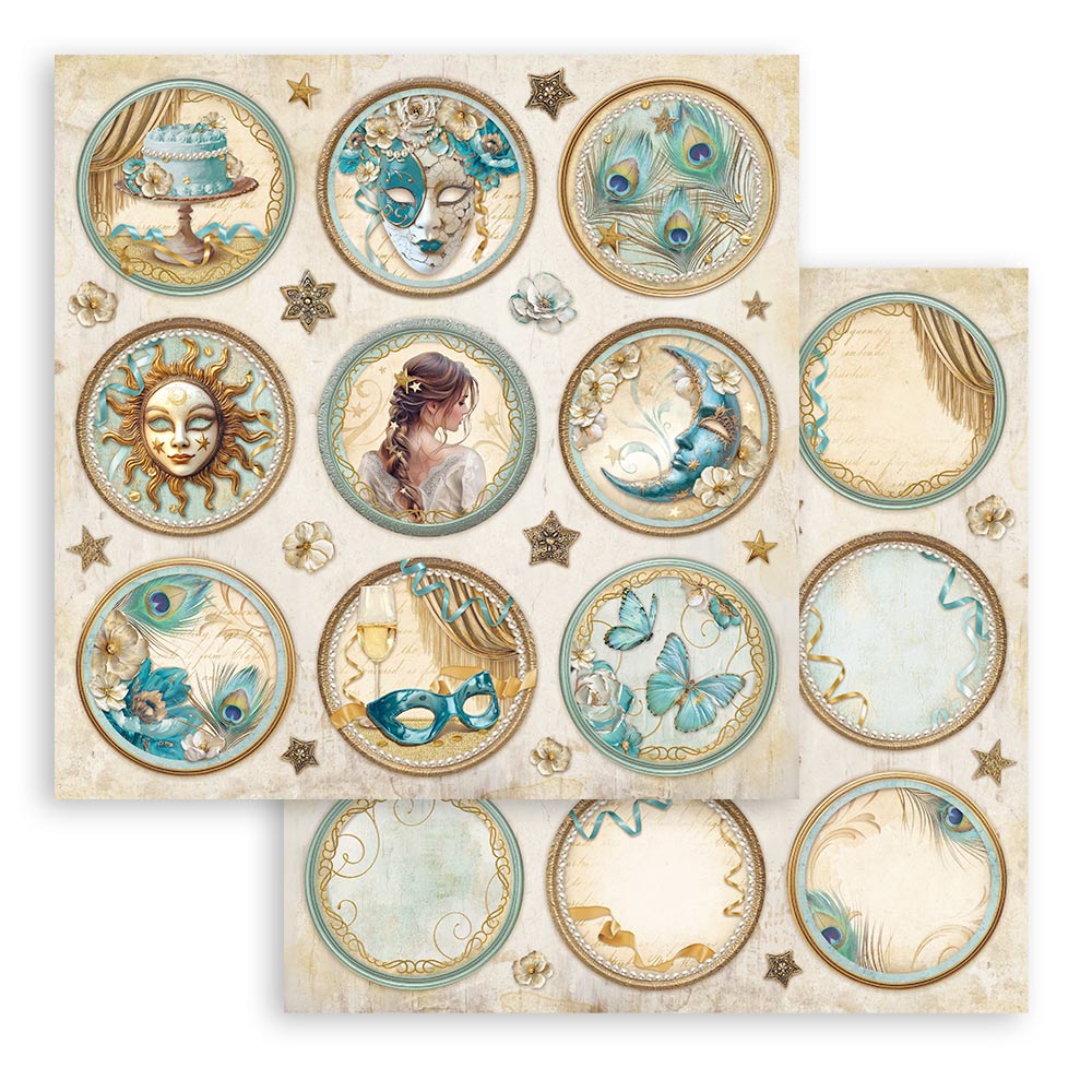 Masquerade 8"x8" Scrapbooking Pad