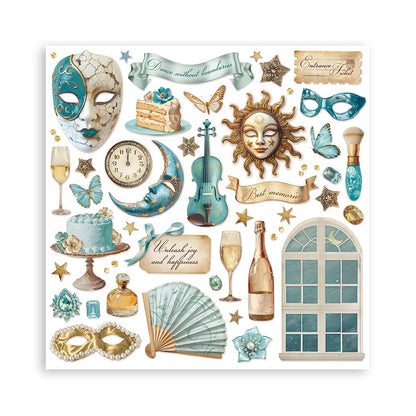 Masquerade 8"x8" Scrapbooking Pad
