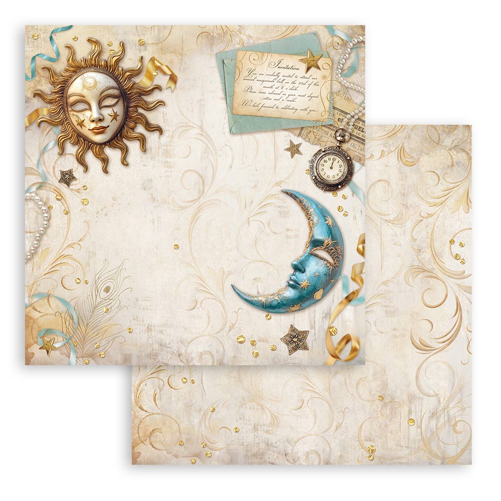 Masquerade 8"x8" Scrapbooking Pad