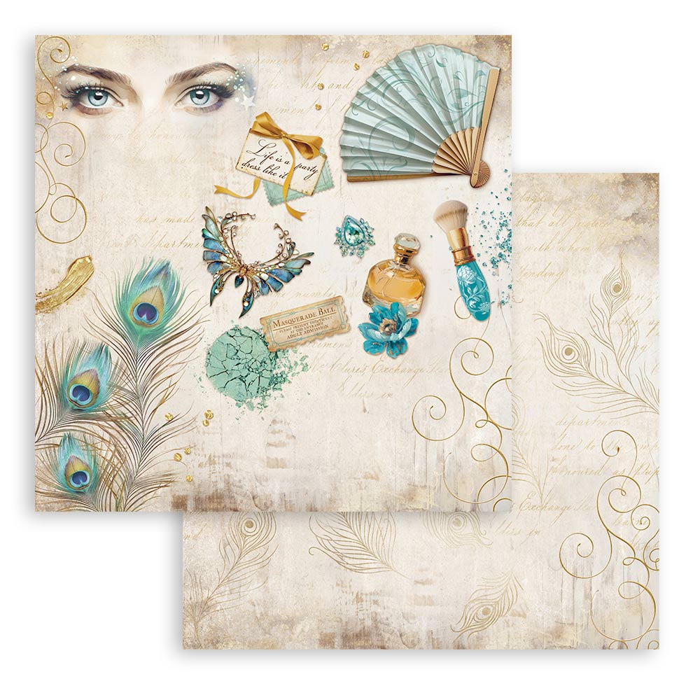 Masquerade 8"x8" Scrapbooking Pad