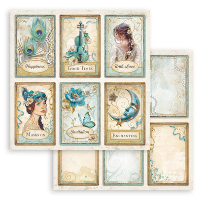 Masquerade 8"x8" Scrapbooking Pad