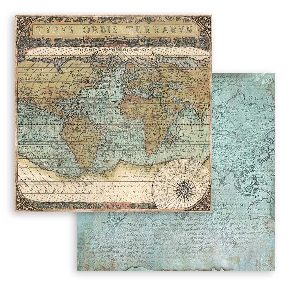 Around the World 12"x12" Scrapbooking Pad