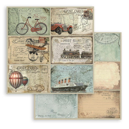 Around the World 12"x12" Scrapbooking Pad