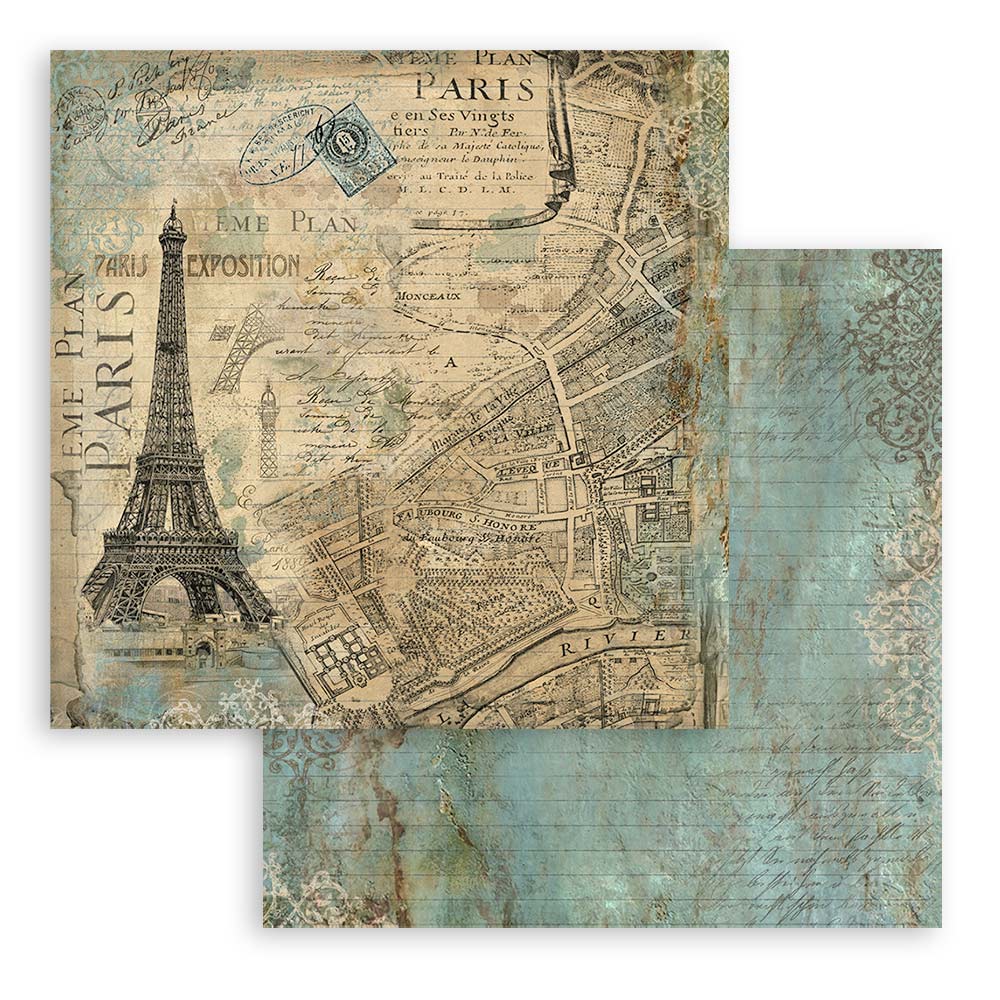 Around the World 12"x12" Scrapbooking Pad