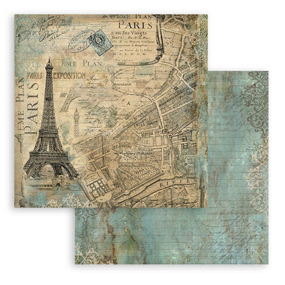 Around the World 8"x8" Scrapbooking Pad