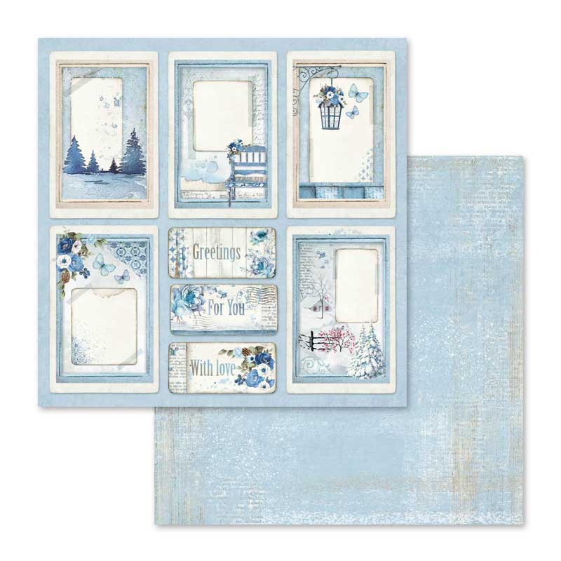 Blue Land 12"x12" Scrapbooking Pad