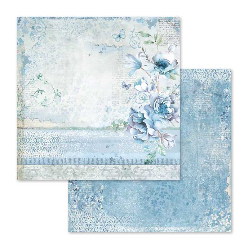 Blue Land 12"x12" Scrapbooking Pad