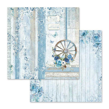 Blue Land 12"x12" Scrapbooking Pad