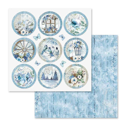 Blue Land 12"x12" Scrapbooking Pad