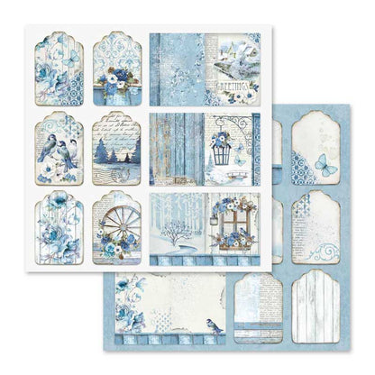 Blue Land 12"x12" Scrapbooking Pad