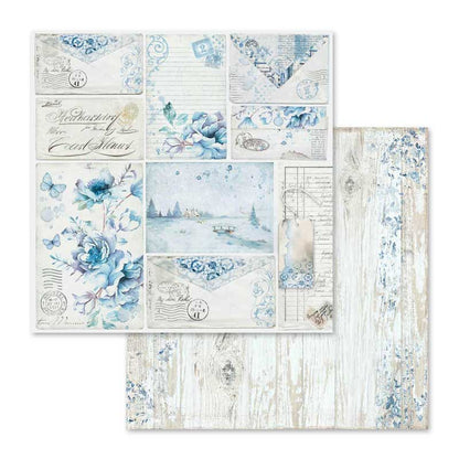 Blue Land 12"x12" Scrapbooking Pad