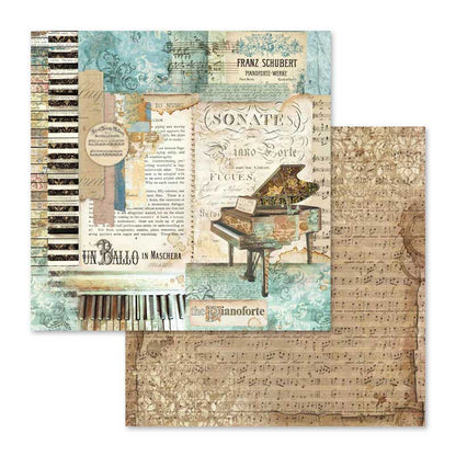 Music 12"x12" Scrapbooking Pad