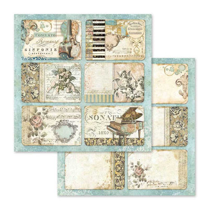 Music 12"x12" Scrapbooking Pad