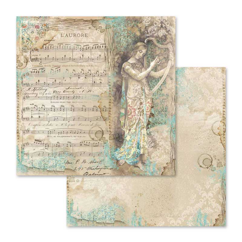 Music 12"x12" Scrapbooking Pad