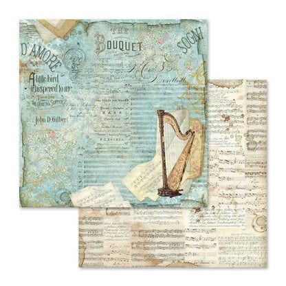 Music 12"x12" Scrapbooking Pad